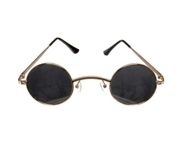 Brille mit runden Gläser, gold