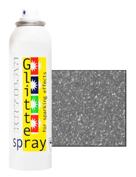 Kryolan Glitterspray silber, 150 ml