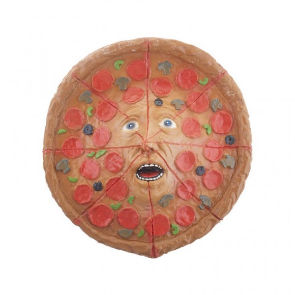 Pizza mit Gesicht, ca. 32 cm Durchmesser