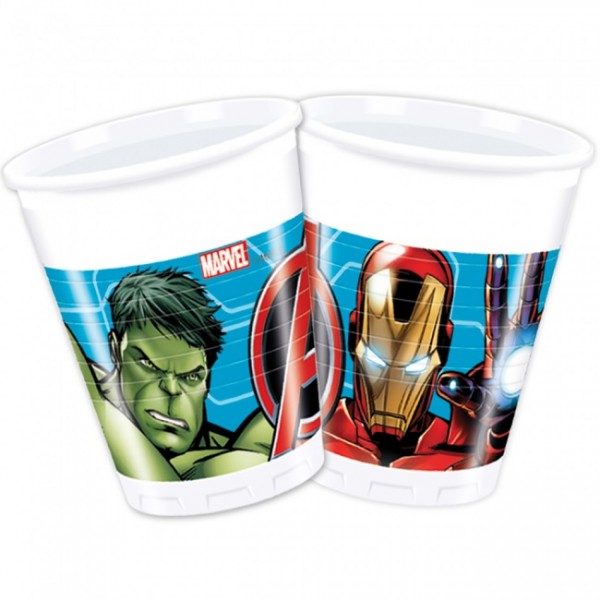 Avengers Plastikbecher, 8 Stück