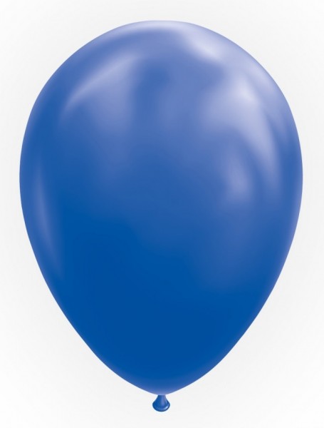 Latexballon blau, ca. 30 cm, Packung zu 25 Stück, (unaufgeblasen)