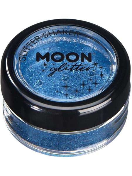 Moon Holographic Fine Glitter, blau