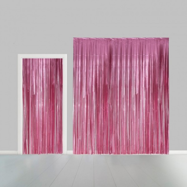 Folienvorhang rosa, 1 m breit, 2.40 m lang