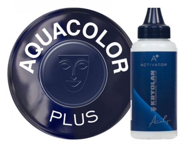 Kryolan Aquacolor Plus Druckdeckeldose dunkelblau