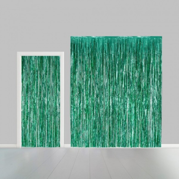 Folienvorhang grün, 1 m breit, 2.40 m lang