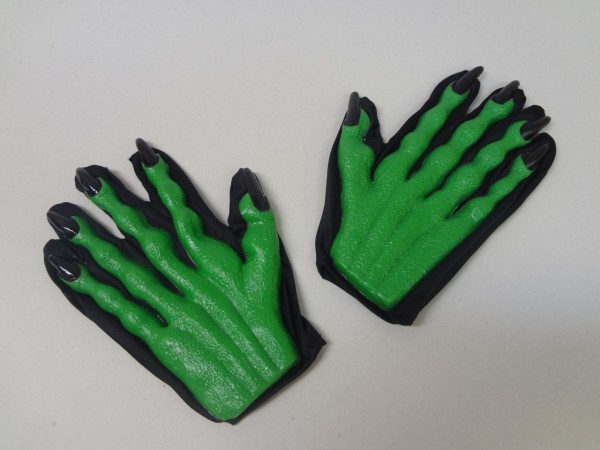 Handschuhe Hexenhand grün