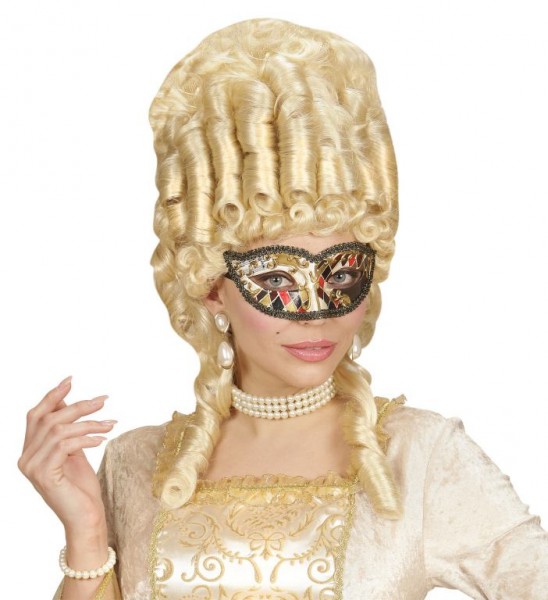 Venezianische Harlequin Maske