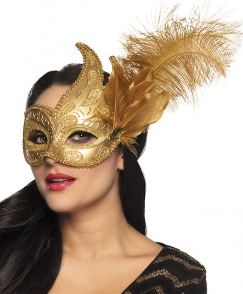 Maske Venedig, gold