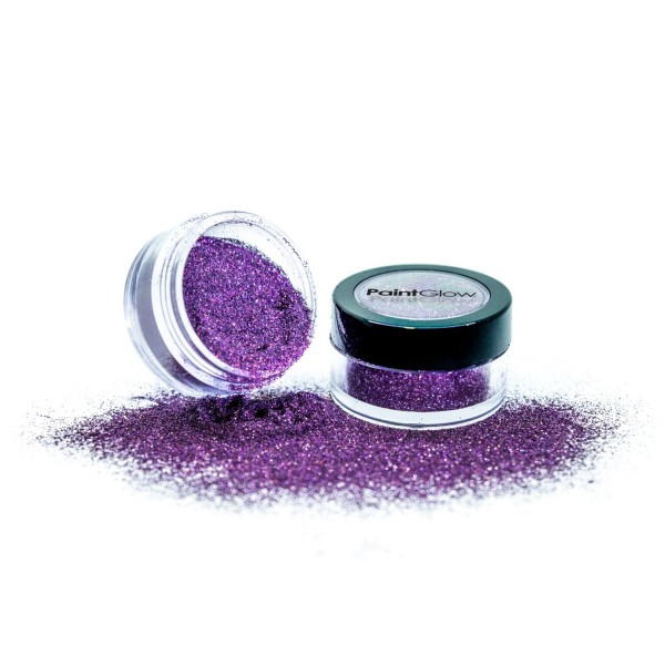 PaintGlow Holographic Glitter Dust Shaker, Dose zu 4 g, violett