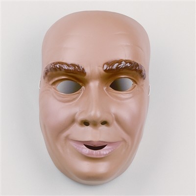 Gesichtsmaske Herr 4 für Erwachsene, Hartplastik