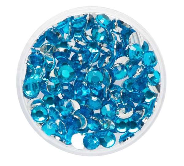 Glitzer-Steine, Dose zu 2.5 g, Aquamarine