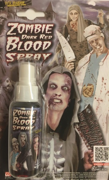 Zombieblut, Spray, dunkelrot, 48 ml