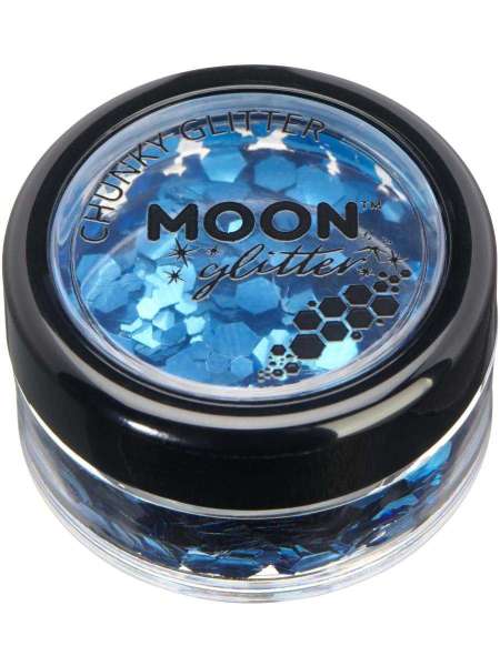 Moon Classic Chunky Glitter, blau