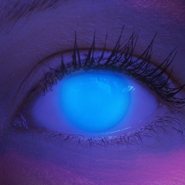 Kontaktlinsen UV Electric Blue, 12 Monatslinsen