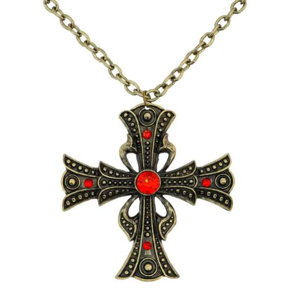 Kreuz Halskette Gothic Vampir