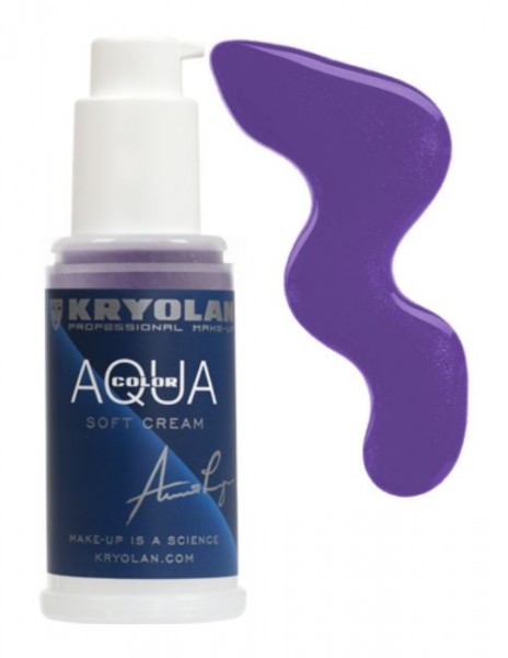 Kryolan Aquacolor Soft Cream 50 ml, R27 violett