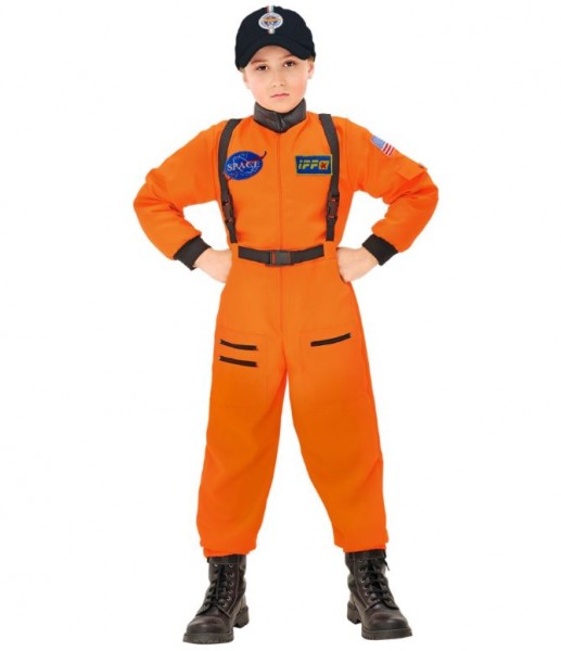 Kinderkostüm Astronaut orange