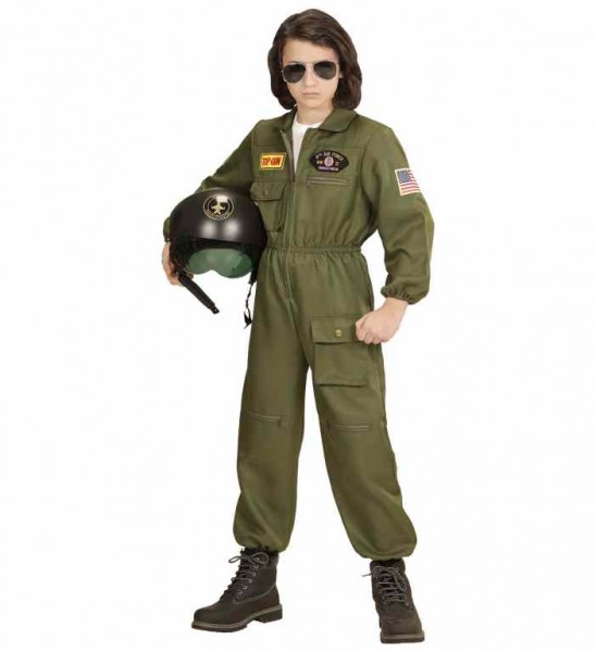 Kinderkostüm Kampfjet Pilot