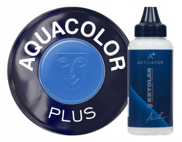 Kryolan Aquacolor Plus Druckdeckeldose hellblau
