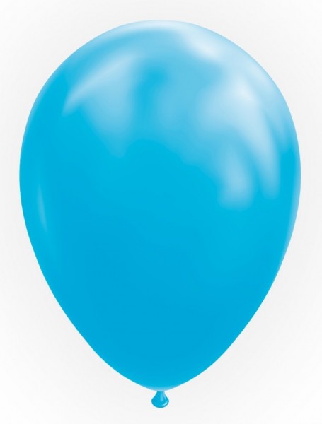 Latexballon türkis, ca. 30 cm, Packung zu 25 Stück, (unaufgeblasen)
