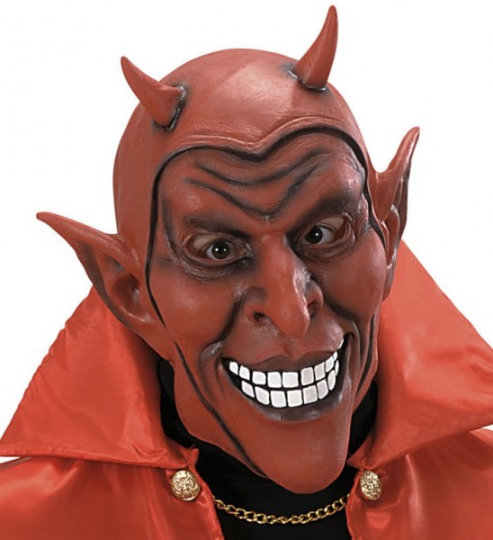 Maske Teufel rot