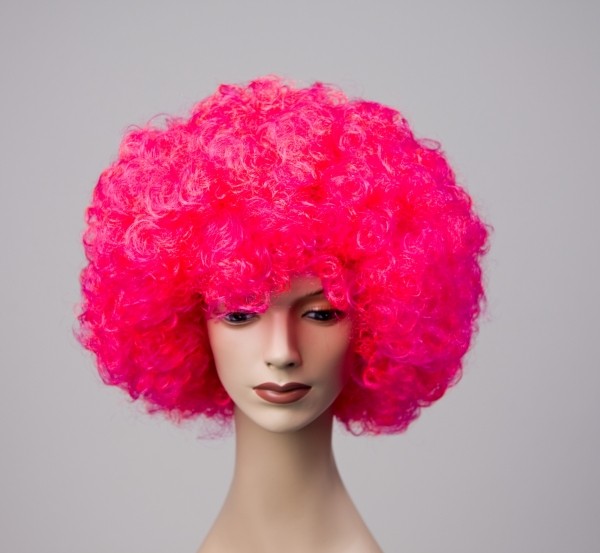 Hair-Perücke pink
