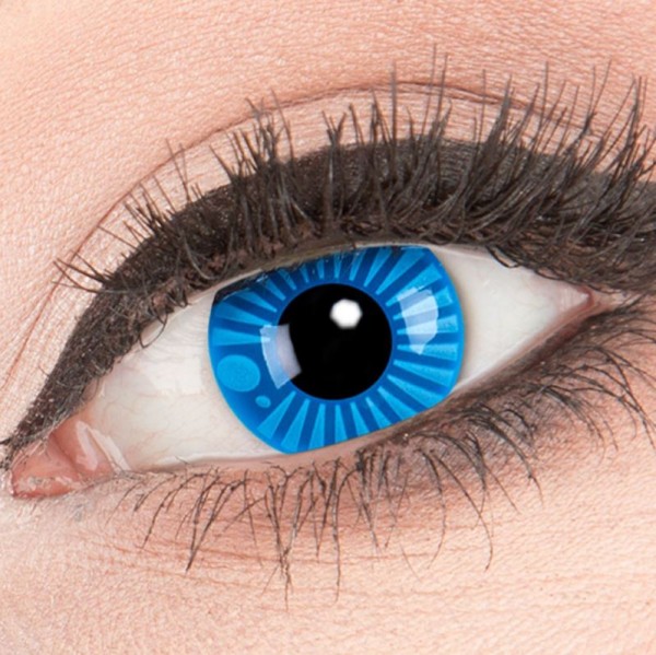 Kontaktlinsen Blue Sharingane, 12 Monatslinsen