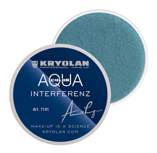 Kryolan Aquacolor Interferenz kleine Dose GB grün/blau