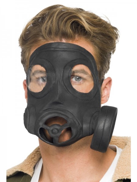 Gas Maske, schwarz