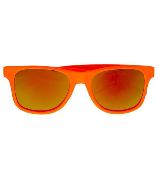 80er Jahre Brille, Neon orange