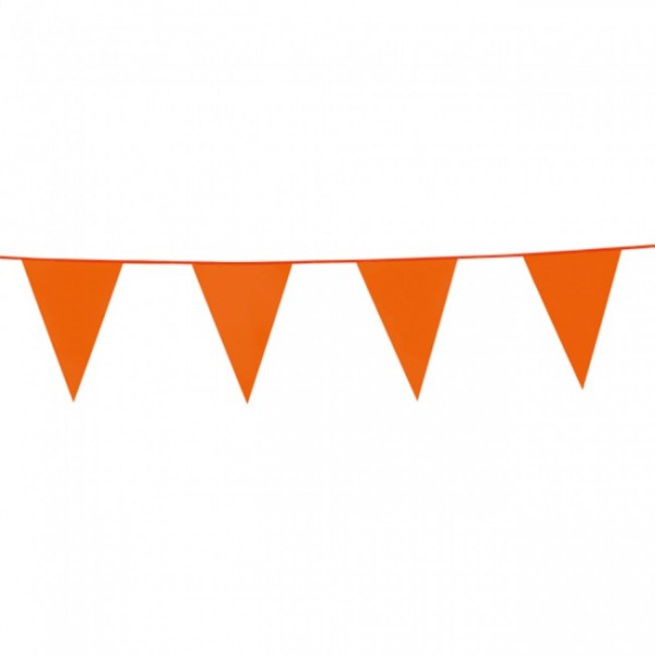Wimpelkette, orange, 230 cm