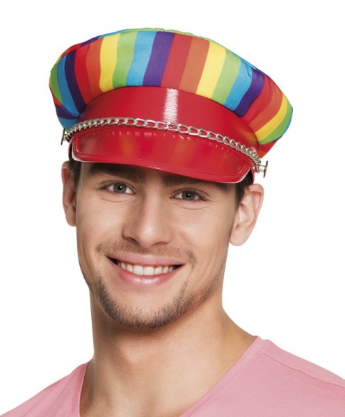 Mütze Regenbogen Rocker