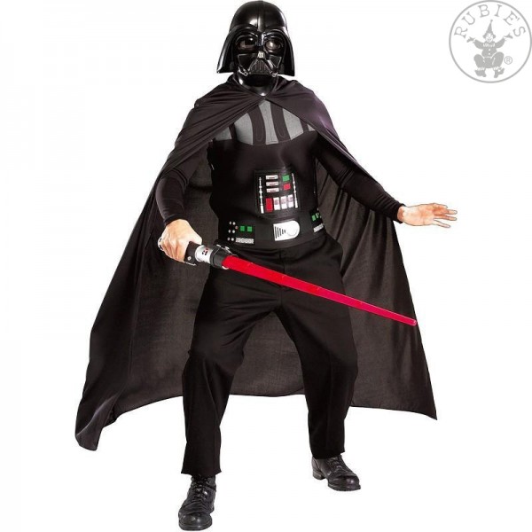 Darth Vader Star Wars Kostüm, Blisterset, Einheitsgrösse (48/54)