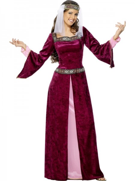 Lady Marian Kostüm, rot