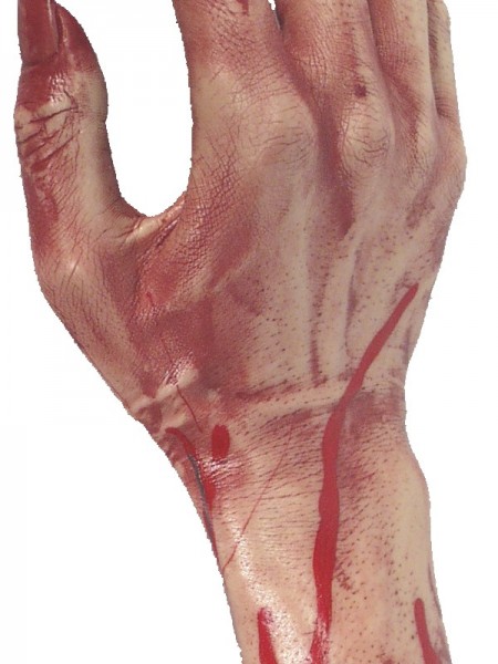 abgetrennte Hand, 30 cm