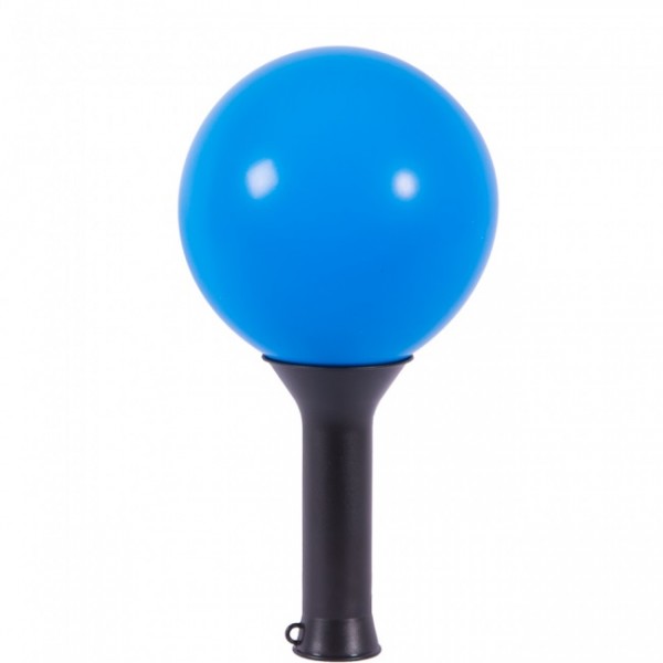 Maracaloon Ballon mit LED Licht, blau, ca. 26 cm, Packung zu 1 Stück, (unaufgeblasen)