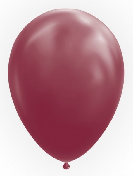 Latexballon bordeaux, ca. 30 cm, Packung zu 25 Stück, (unaufgeblasen)
