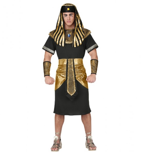 Kostüm Pharao schwarz-gold