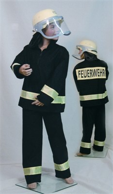 Kinderkostüm Feuerwehr-Uniform
