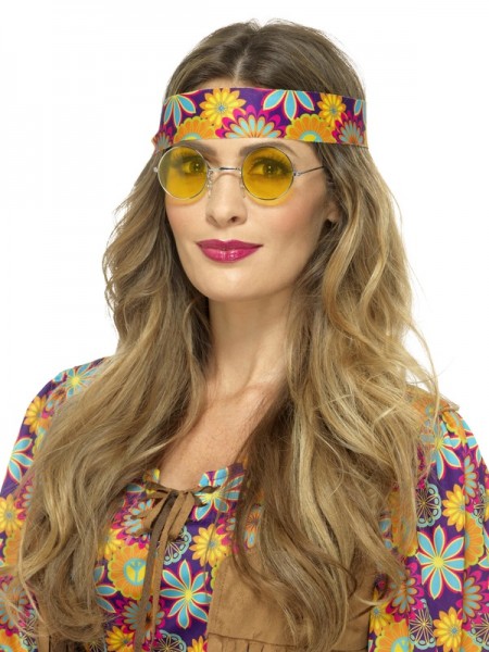 Hippie Brille, gelb
