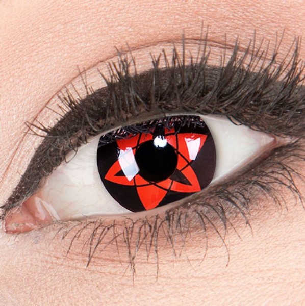 Kontaktlinsen Sasukes Mangekyou, 12 Monatslinsen