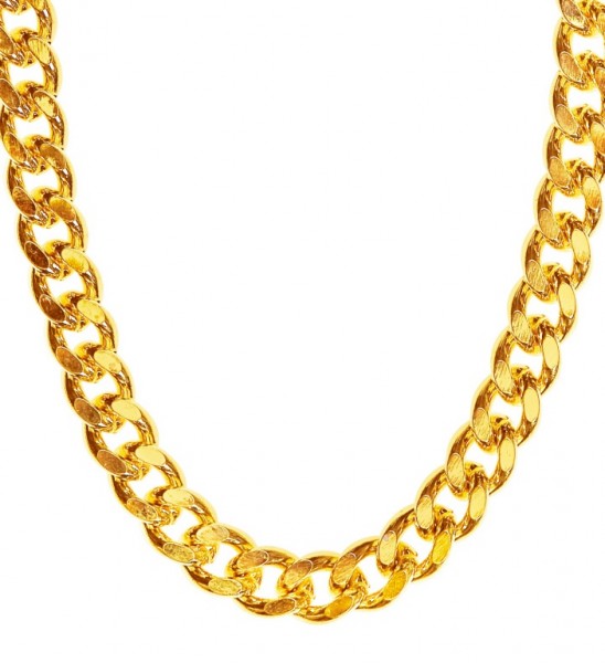 Goldene Halskette, ca. 60cm, Modeschmuckqualität