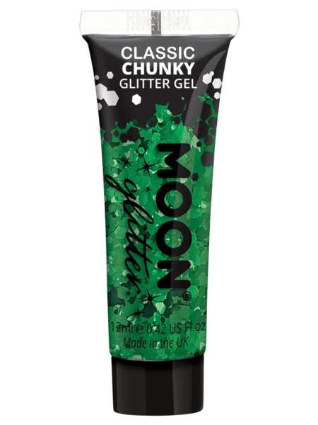 Moon Glitter Gel Chunky, grün