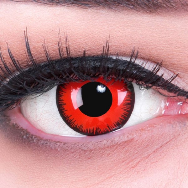 Kontaktlinsen Red Lunatic, 12 Monatslinsen
