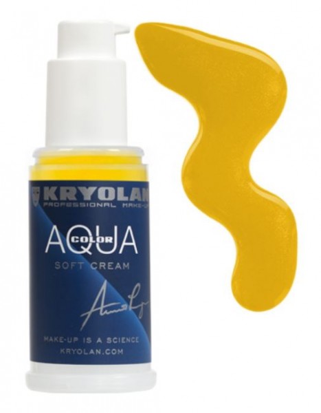 Kryolan Aquacolor Soft Cream 50 ml, 509 intensivgelb