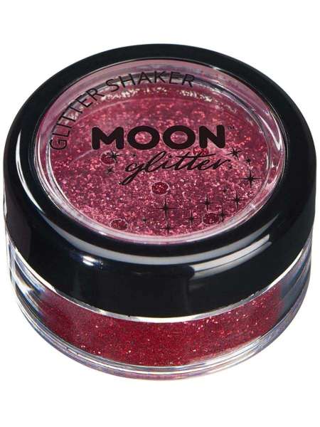 Moon Holographic Fine Glitter, rot