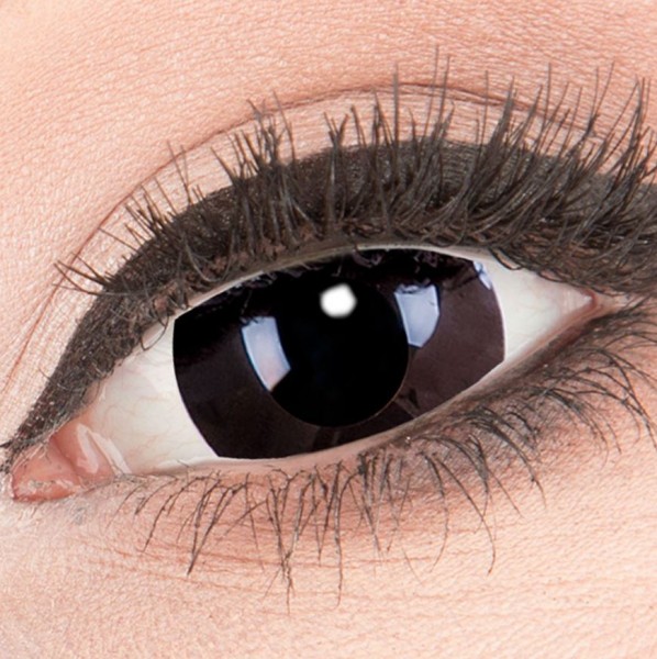 Kontaktlinsen Black Sclera, 12 Monatslinsen