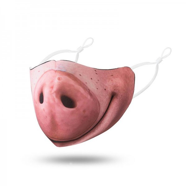Stoffmaske Schweinchen ohne Filter