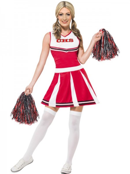 Cheerleader Kostüm, rot