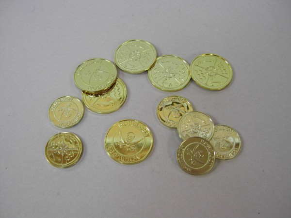 Goldmünzen, 12 Stück